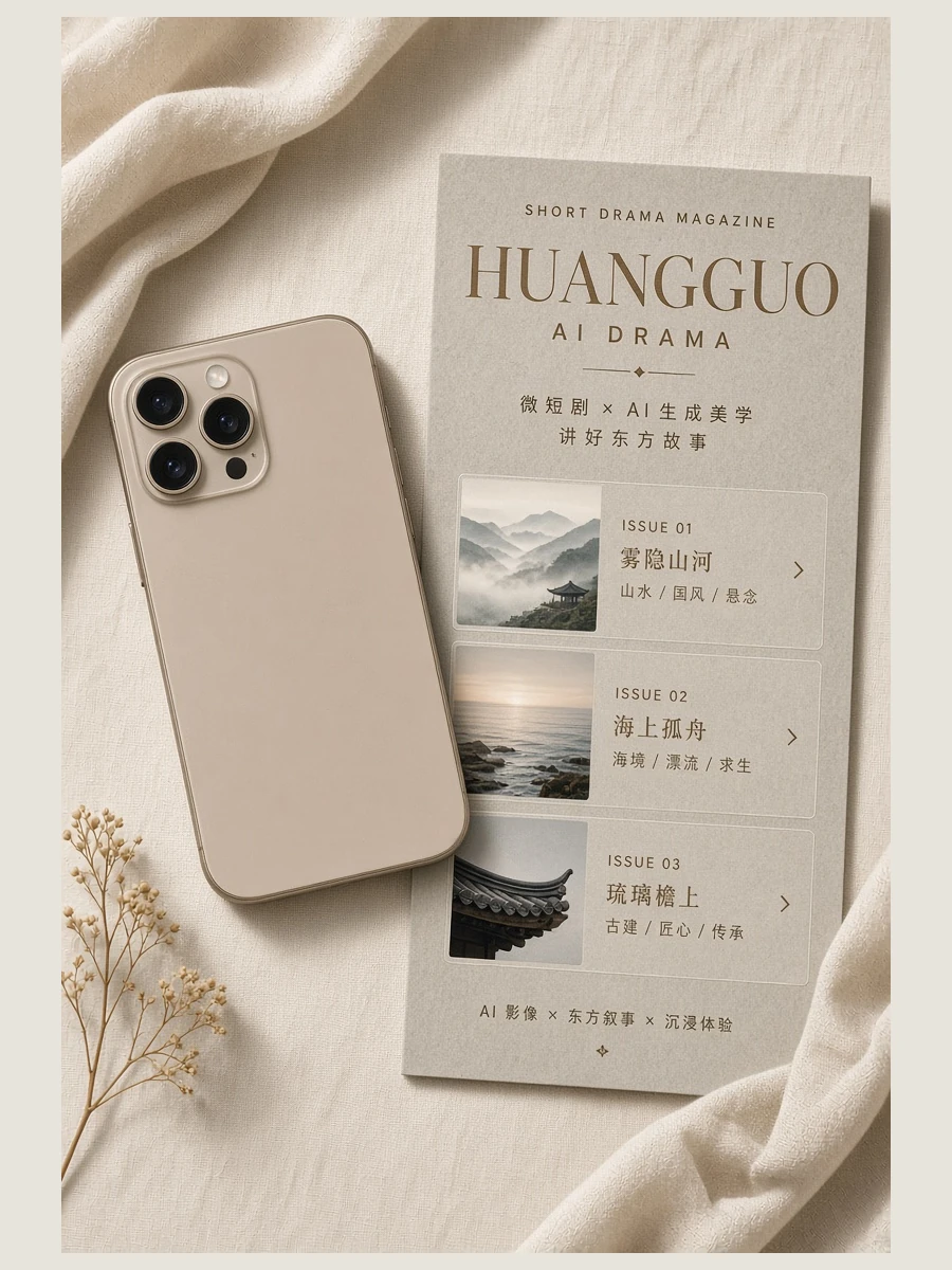 黄果ai短剧移动阅读界面